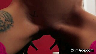 Hot Babe Receives Facial Treatment