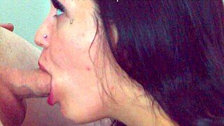 Look At Her Mouth Working The Penis!