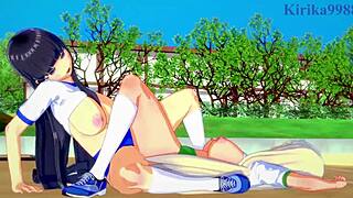 yomi, ikaruga, and katsuragi in steamy lesbian hentai action - senran kagura