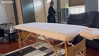 Curvy Milf Danni Jones Feels Passion During Home Visit.