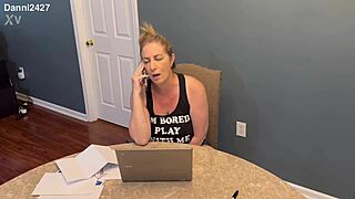 Curvy Milf Danni Jones Feels Passion During Home Visit.