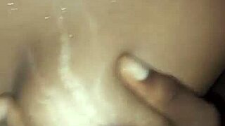 Asian girl bent over for intense doggystyle