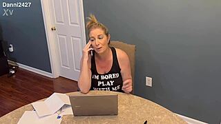 Curvy Milf Danni Jones Feels Passion During Home Visit.