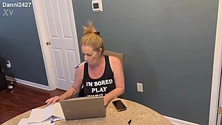 Curvy Milf Danni Jones Feels Passion During Home Visit.