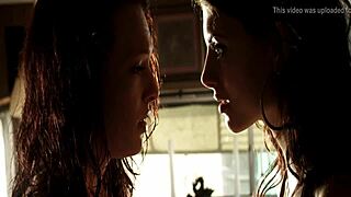 Julia Voth seduces in intense lesbian kissing and sucking scene