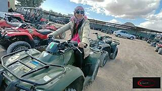 Fucking Her Doggystyle on the Motorbike in Sinai!