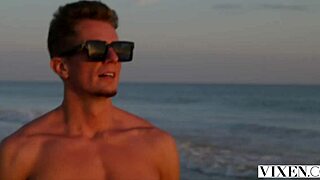 Ashby Winter and Bella Spark engage in blonde threesome with licking and face sitting