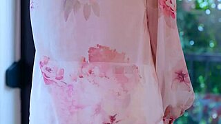 The Porn Actress Shows Off Her Dresses for a Walk