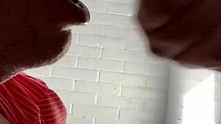 Friday toilet gagging with choking deepthroat