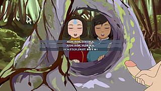 Zhu Li gets pounded hard in Four Elements Trainer game