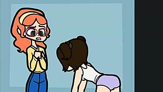 Animated girl wedgies compilation 1