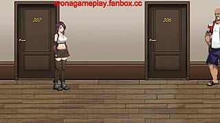 Cute lady fucks in DCity fantasy erotic hentai game!