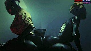 Atomic Heart hentai in 3D with intense creampie action