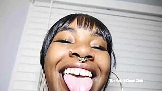 Blasian Star's First Gangbang with Next Level Dicks in Ghetto Reality