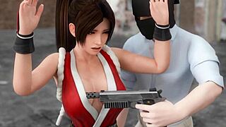 Yo, check Mai surrendering to wild doggystyle in hot anime!