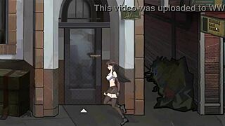 Cute lady fucks in DCity fantasy erotic hentai game!