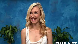 Horny Teens Get Oiled and Fucked in Massage Parlor! Suck and Fuck Now!