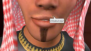 3D gay sex with animated Prince of Desert, wow!