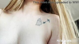 Cute Young Spanish Aria Bent Over Fucks Torbe And Swallows Cum