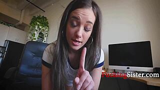 Step sis claims it's a massage, but what's really happening?