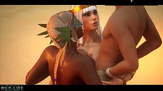 Suggestive Guy Fucking Two Sexy Ebony Whores with Monster Cock in Public Threesome Game