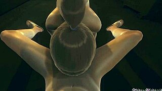 Damn, Sasha’s POV Blowjob in 3D Hentai Alley is Insane!