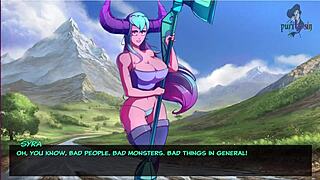 Exclamatory-Provocative Wow! Rough Sex Against Rocks in Legend of Elmora Part 3