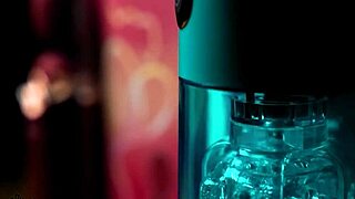 Wow, Hayden’s toy blends cock like crazy in wild bedroom action with Latina brunette