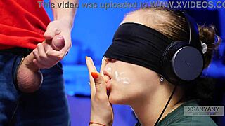 My Best Friend Tricked Me into Tasting Cum During a Blindfolded Game with Xsanyany. It Was Wild!