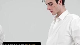 I learn to be obedient as a horny twink in missionary boys