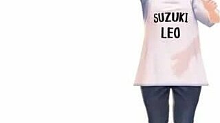 Anime girl swims in micro bikini, nip slip happens! 😍