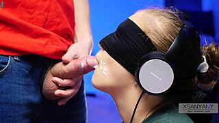 My Best Friend Tricked Me into Tasting Cum During a Blindfolded Game with Xsanyany. It Was Wild!