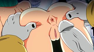 bulma's big boobs adventure with androids