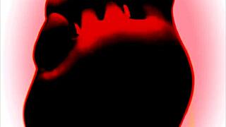 Blonde girl dominates in clit-on-clit lesbian tribadism fight