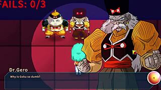 bulma's big boobs adventure with androids