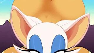 Rouge Sucking Cock And Swallowing Cum While Getting Fucked In The Ass