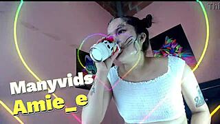 Asian slut destroys face with spit in extreme deepthroat session