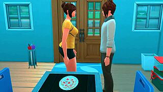 in the sims 4 episode 2, my stalker gets way too close