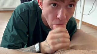 He Invited A Student For A Visit And Gave A Blowjob.