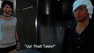 Office bitch gives hardcore blowjob in HD.