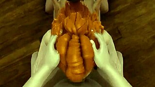 I love this Aloy threesome deepthroat action