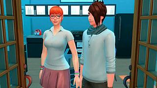 in the sims 4 episode 2, my stalker gets way too close