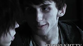 three young 18+ gays start with kissing and masturbation before blowjobs and hardcore anal pounding with monster cocks