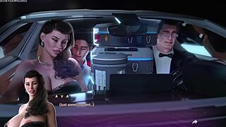 Unhappy stepmom bangs boytoy in front of husband, teasing pervert dude! 😏