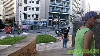 Morena Safada's Delicious Massage with Myke Brazil in Motel.