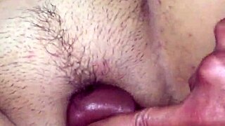 fun time in bedroom with shaved tits?