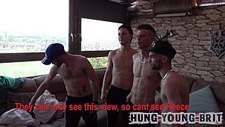 Quarantined Lads Desperate To Cum Fuck Resident Cum Dump Live On Lockdown Cam Show