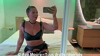 I surprise my retired neighbor by sucking his huge cock.