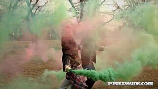 Horny Babe Alissa Bounty Rides Cock Passionately.