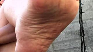 Asian Mature Wife Masturbates Outside in Open Danish Countryside